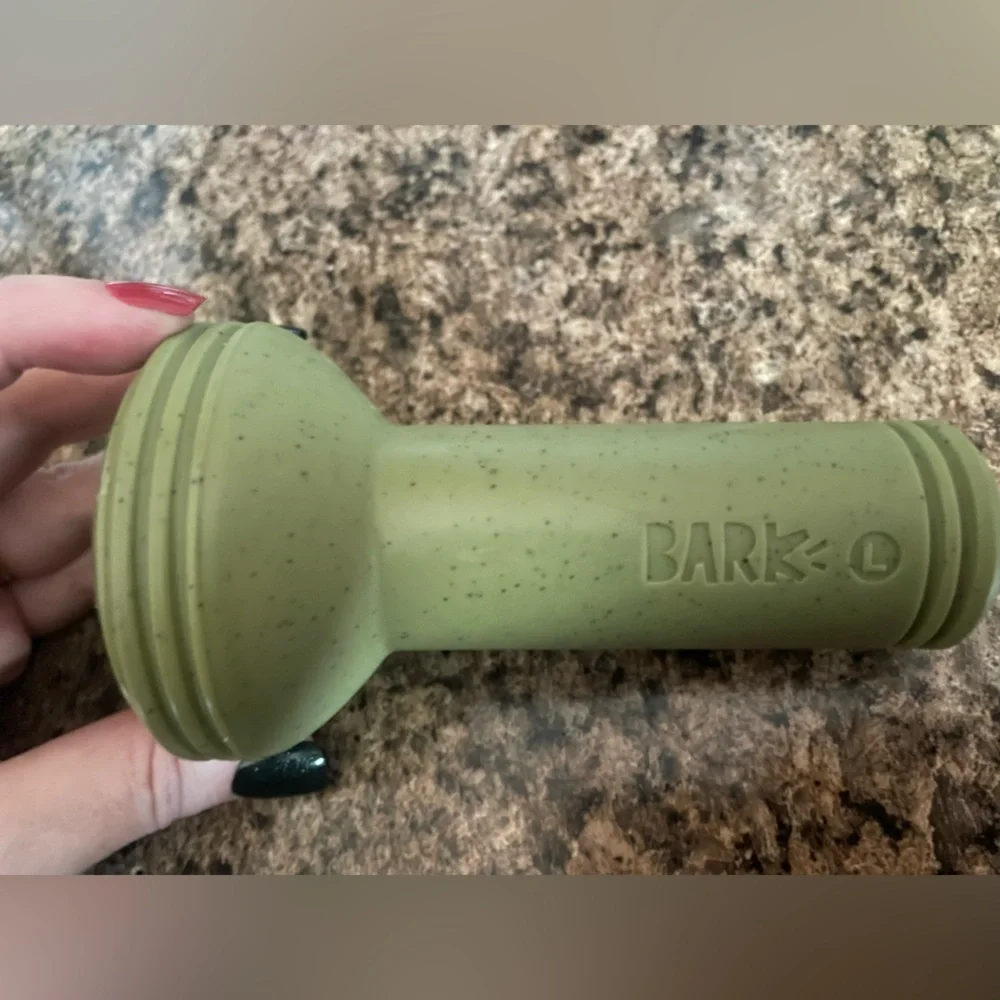 Bark box super chewer FLASHBITE hard nylon flashlight dog toy NEW